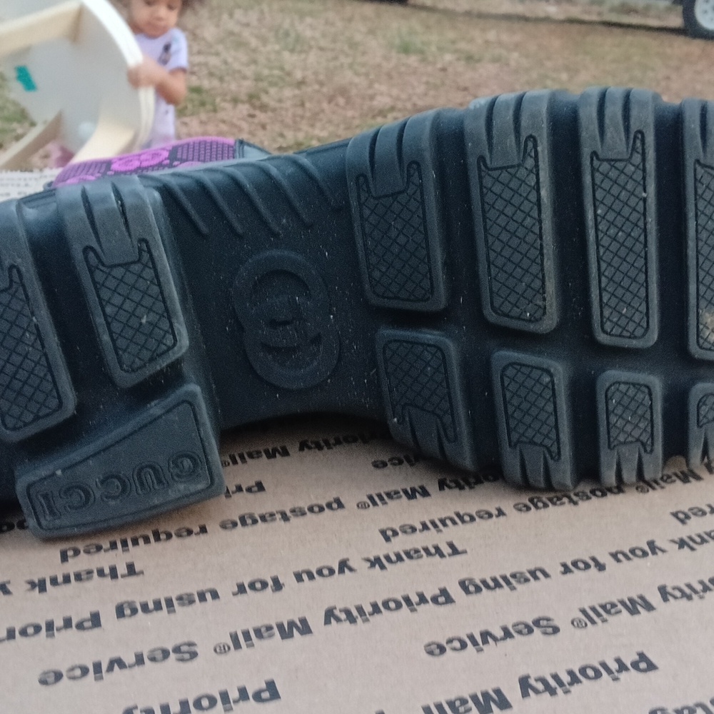 Gucci Black and Purple Ankle Boots - Picture 8 of 8